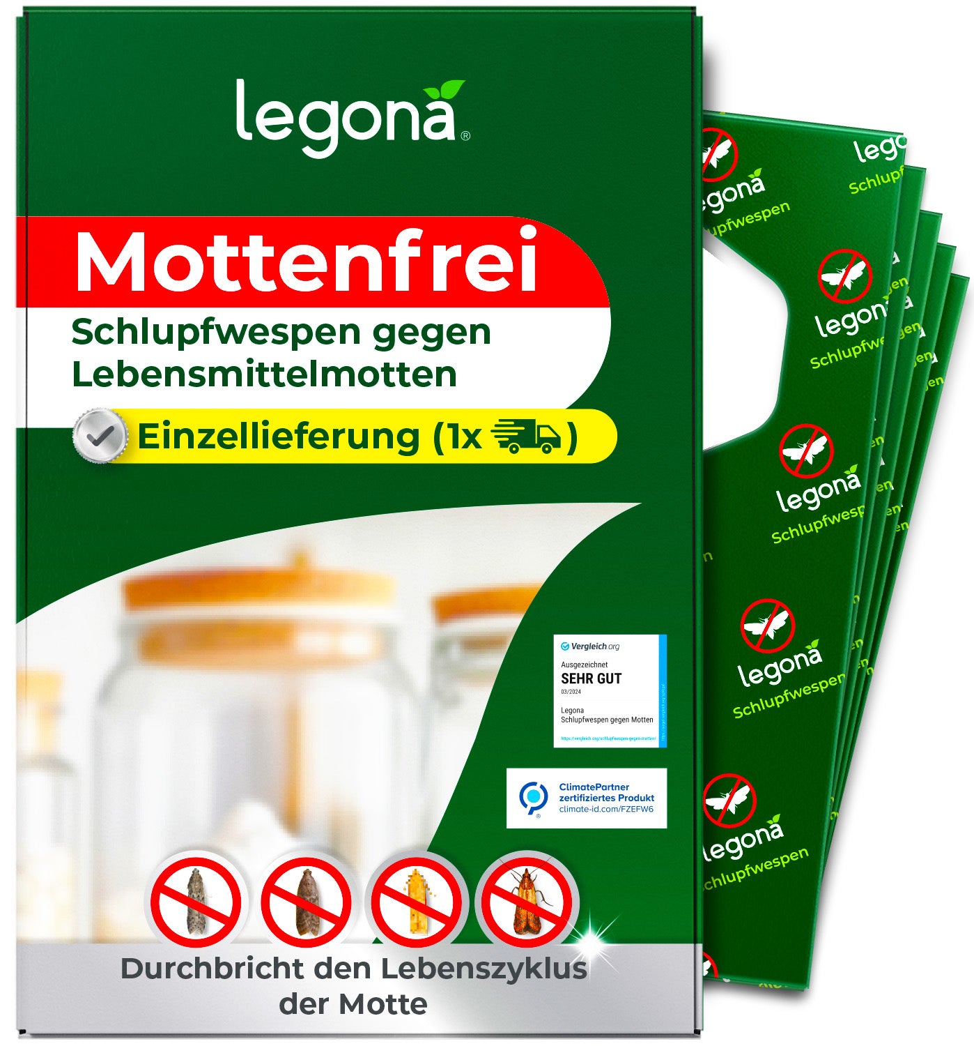 Schlupfwespen gegen Lebensmittelmotten