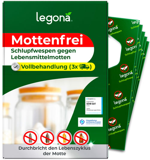 Schlupfwespen gegen Lebensmittelmotten