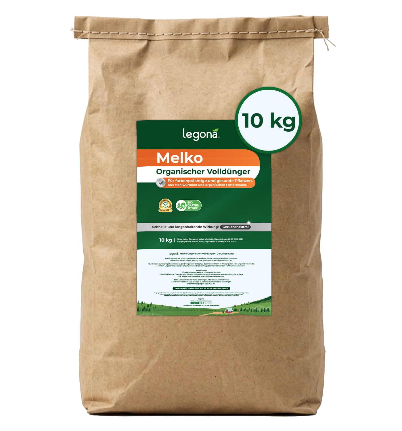 Melko - Organischer Mehlwurmkotdünger für Garten & Pflanzen
